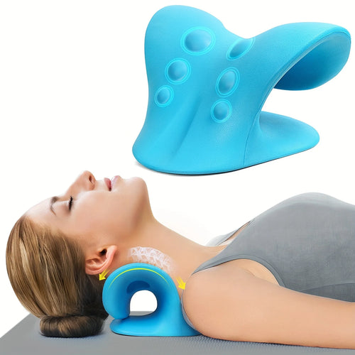 Eva Neck And Shoulder Relaxer, C-Shape Cervical Traction Device, Relax Spine Alignment, Chiropractic Pillow Stretcher Massager - AliExpress 66